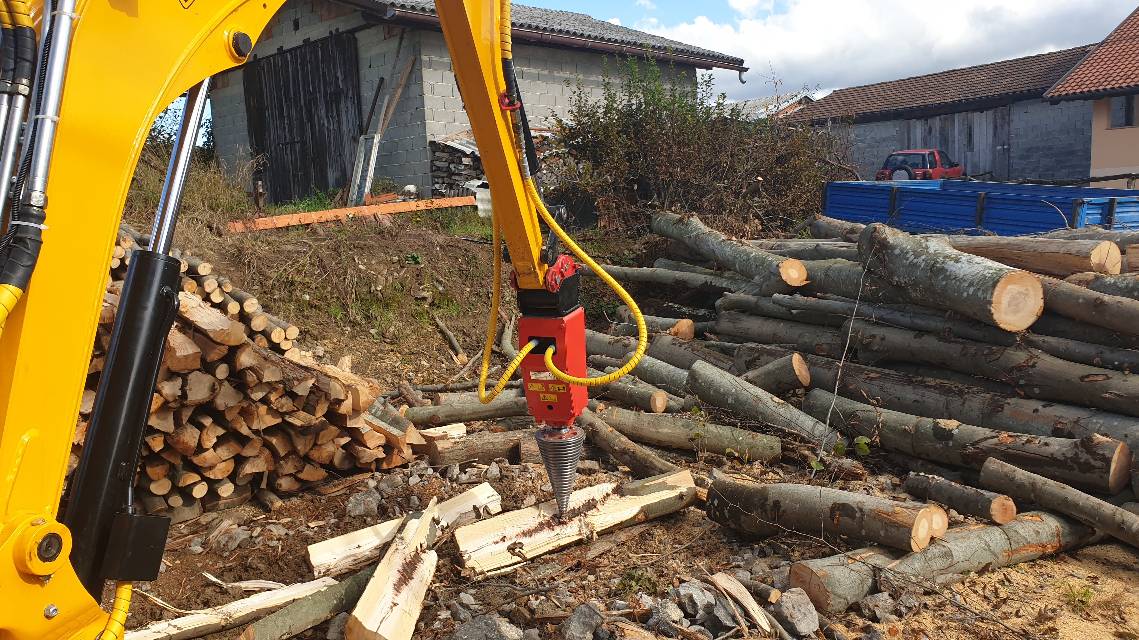 Kegelspalter LM Modell 800 cm³ (45 kW) Kegel ø260x500 mm