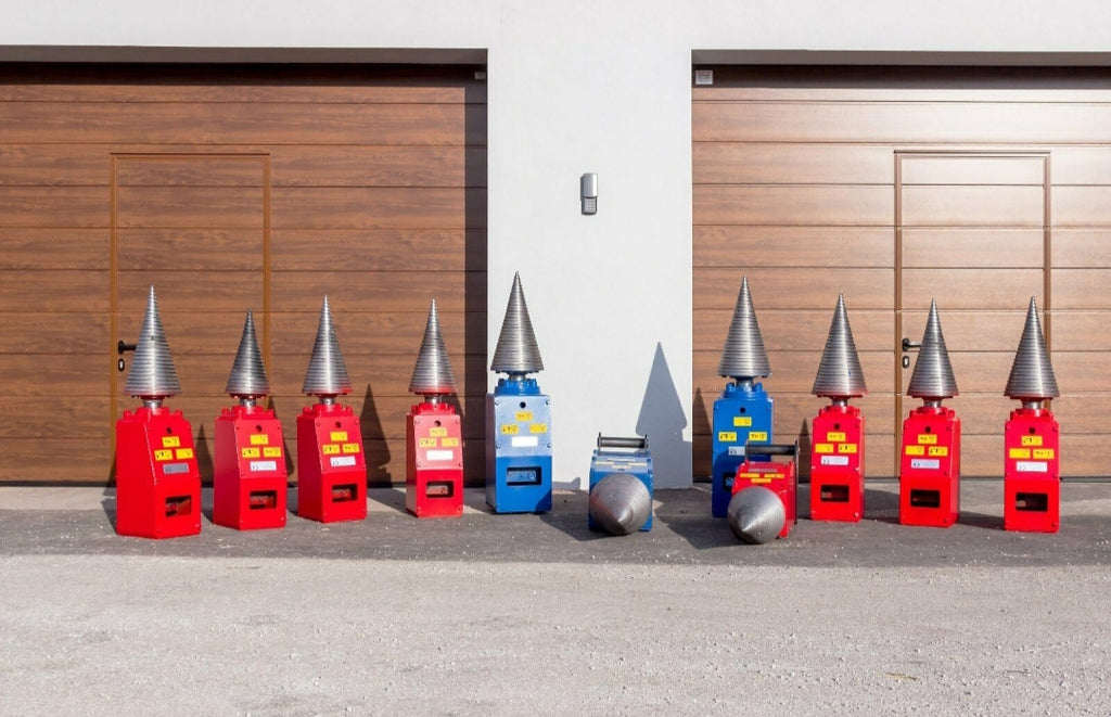 Kegelspalter LM Modell 800 cm³ (45 kW) Kegel ø260x500 mm