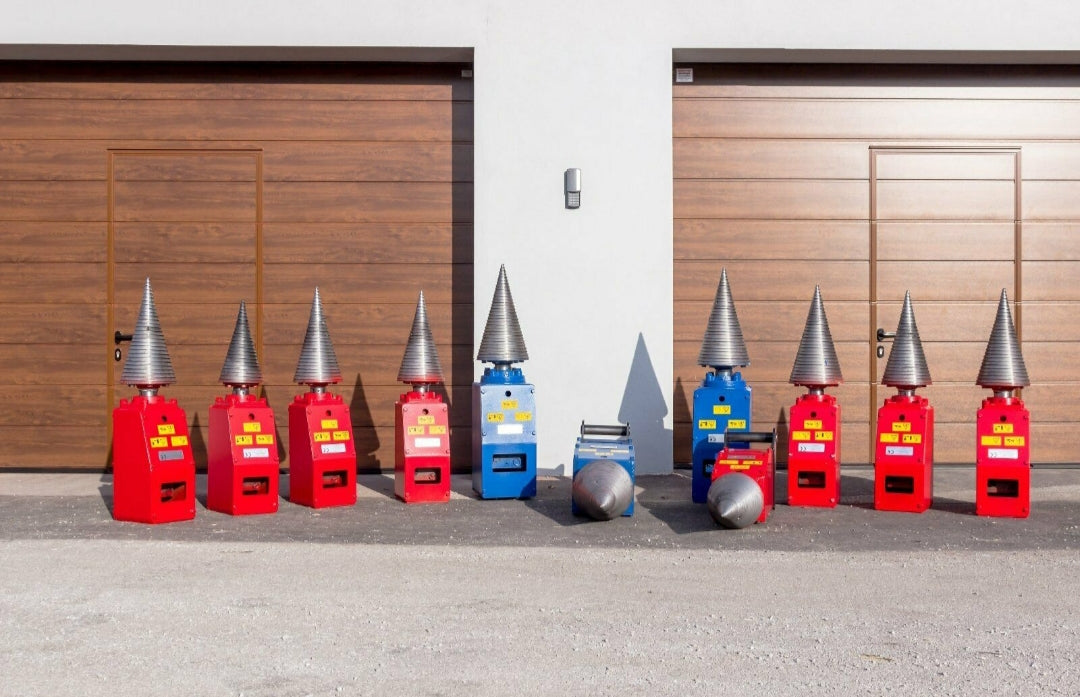 Kegelspalter LM Modell 800 cm³ (45 kW) Kegel ø260x500 mm