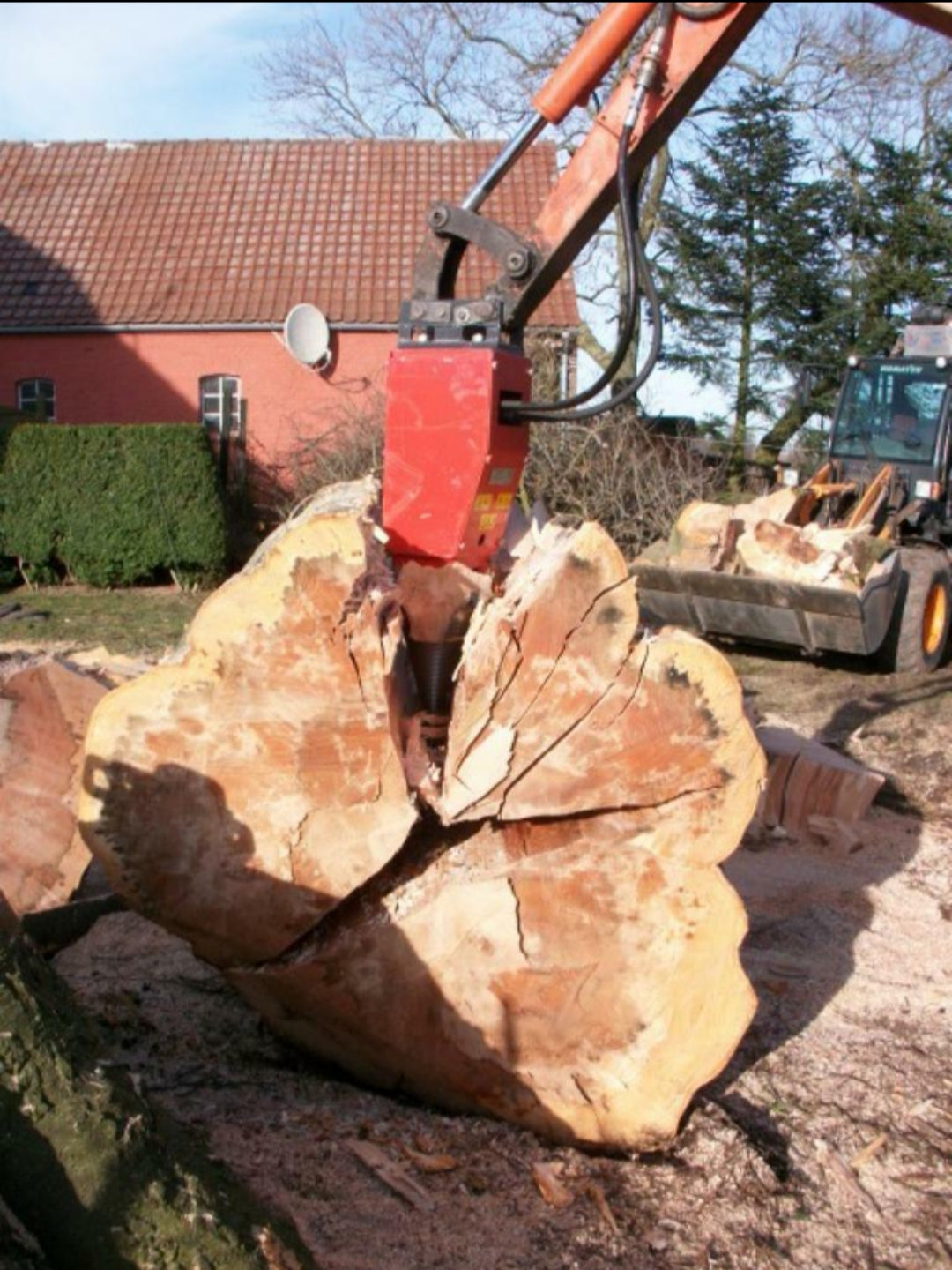 Spaccalegna modello LM 500cm³ (30 kW) con cono ø200x400 mm
