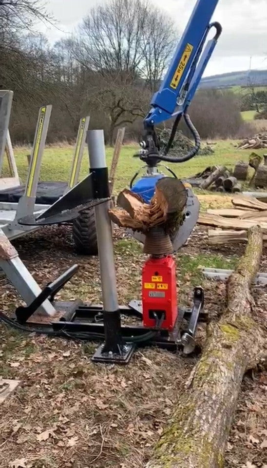 LM Model 800 ccm (45 kW) kegel ø230x460 mm za gozdarsko prikolico z konzolo