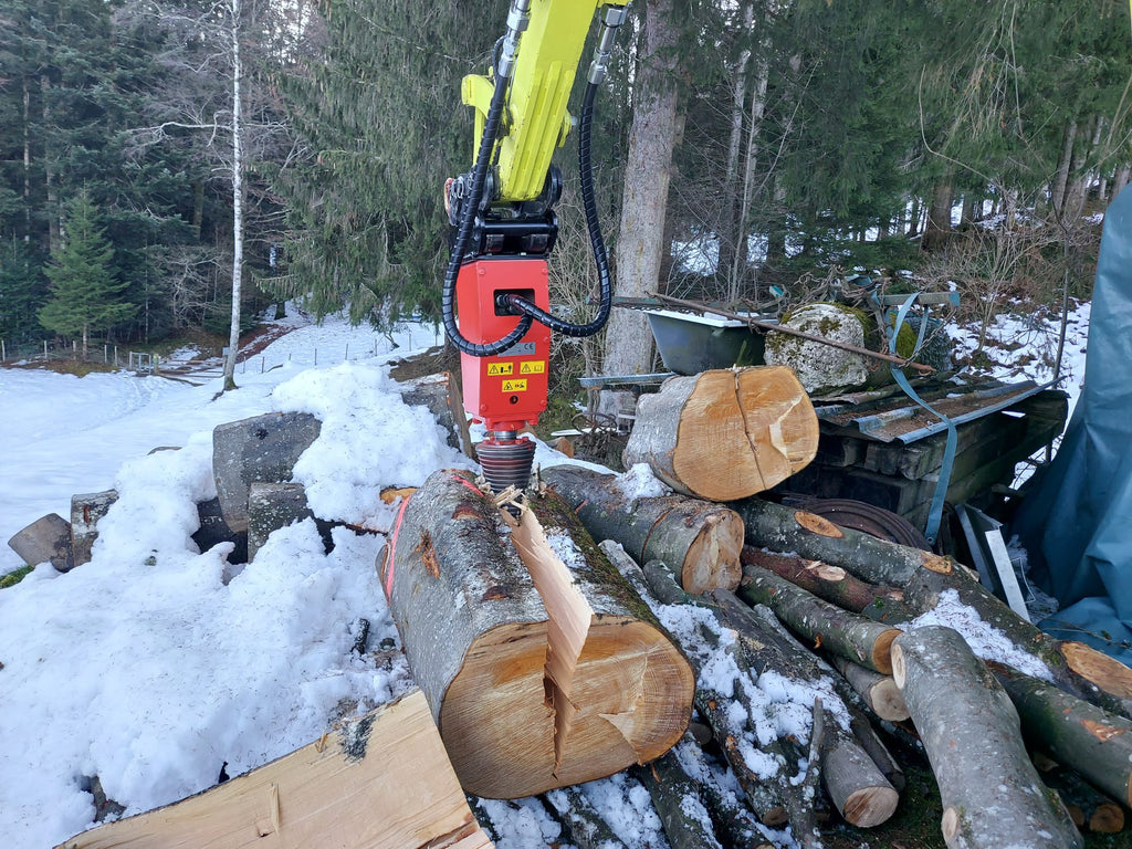 Kegelspalter LM Modell 800 cm³ (45 kW) Kegel ø260x500 mm