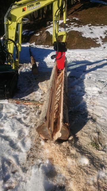 Kegelspalter LM Modell 800 cm³ (45 kW) Kegel ø260x500 mm