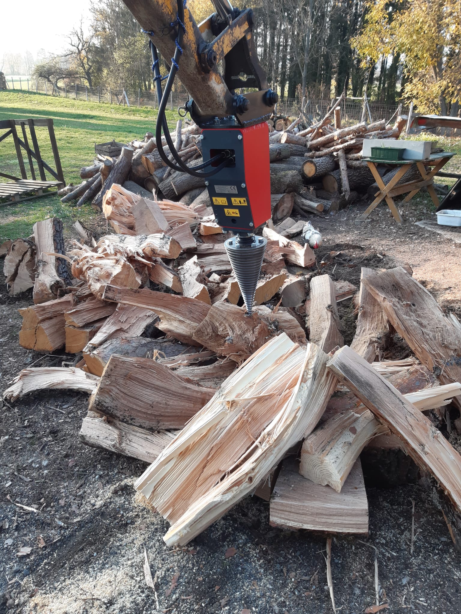 Kegelspalter LM Modell 800 cm³ (45 kW) Kegel ø260x500 mm