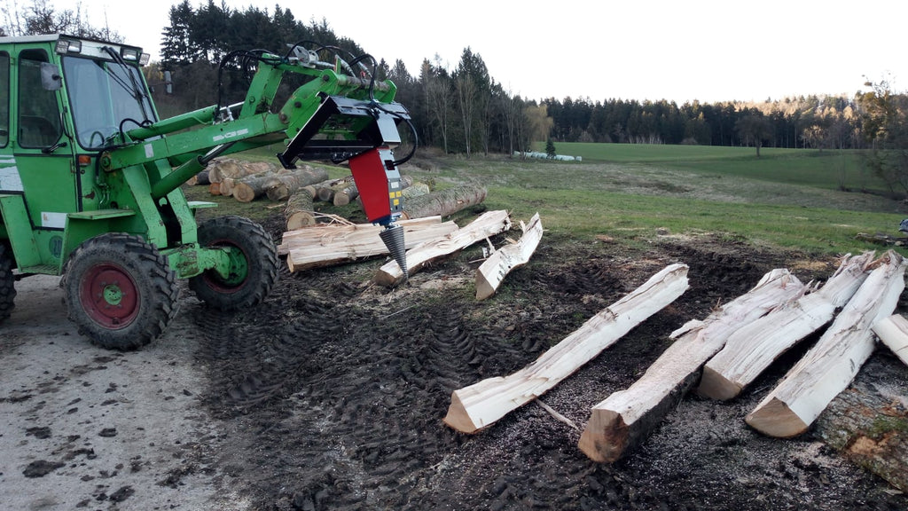 Splitter LM Model 800 ccm (45 kW) cone ø230x460 mm with Euro hitch for Tractor or Loader