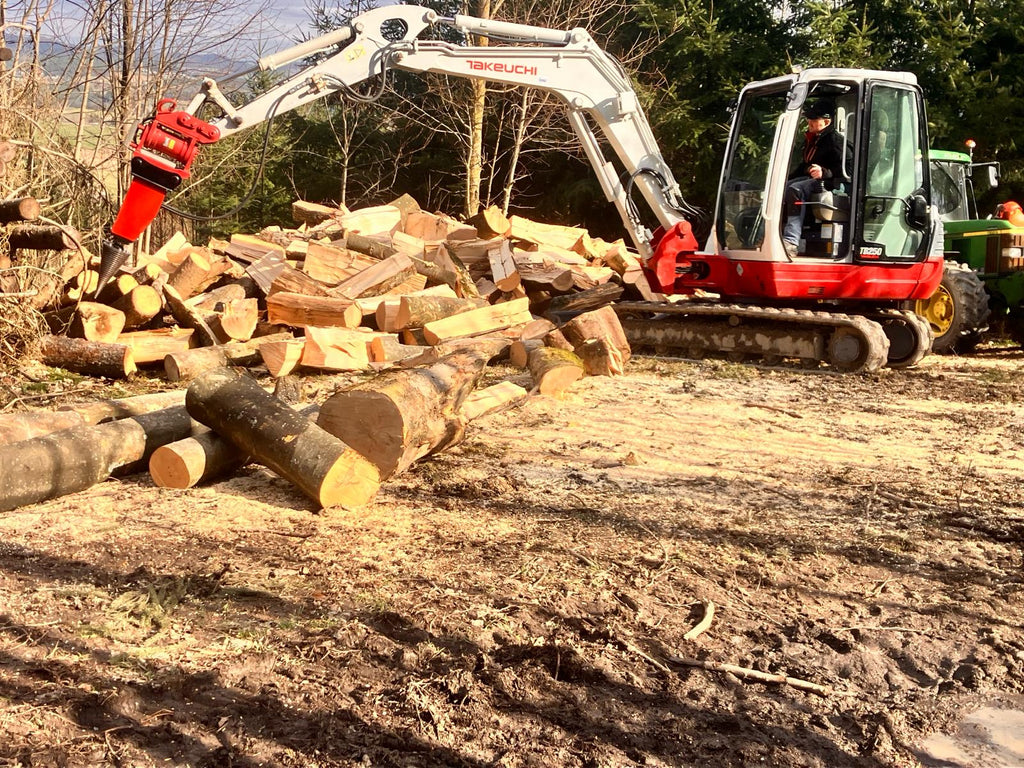 Kegelspalter LM Modell 800 cm³ (45 kW) Kegel ø260x500 mm