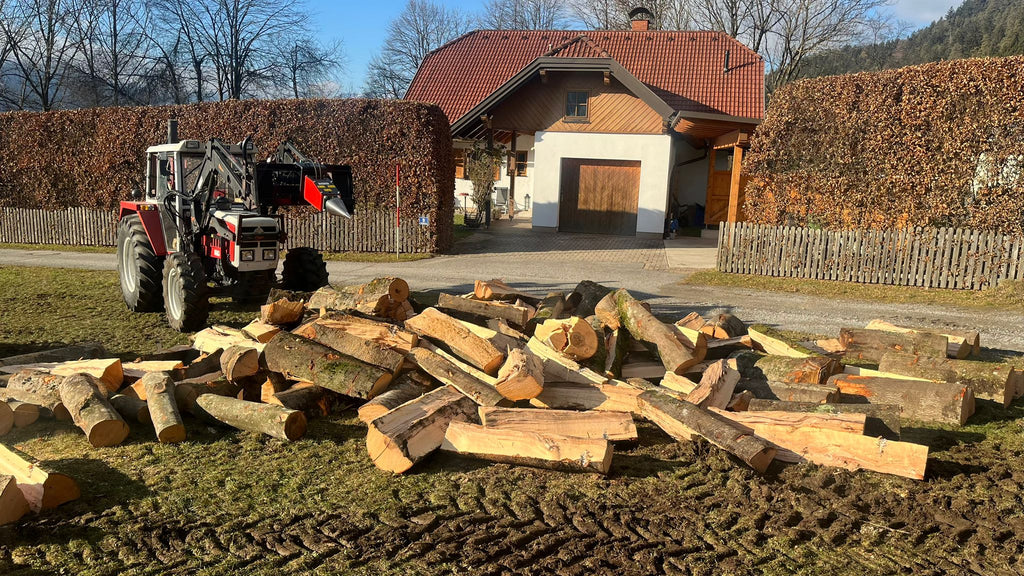 Splitter LM Model 800 ccm (45 kW) cone ø230x460 mm with Euro hitch for Tractor or Loader