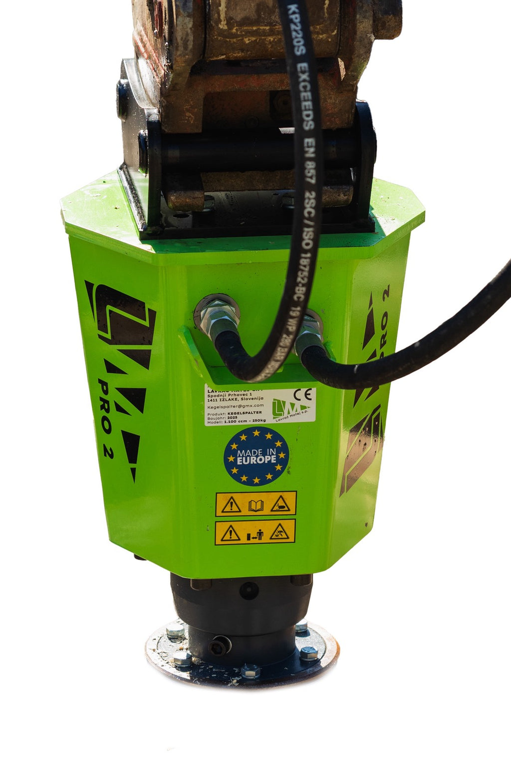 Kegelspalter Modell PRO2 1.100 cm³ (65 kW) Kegel ø260x500 mm