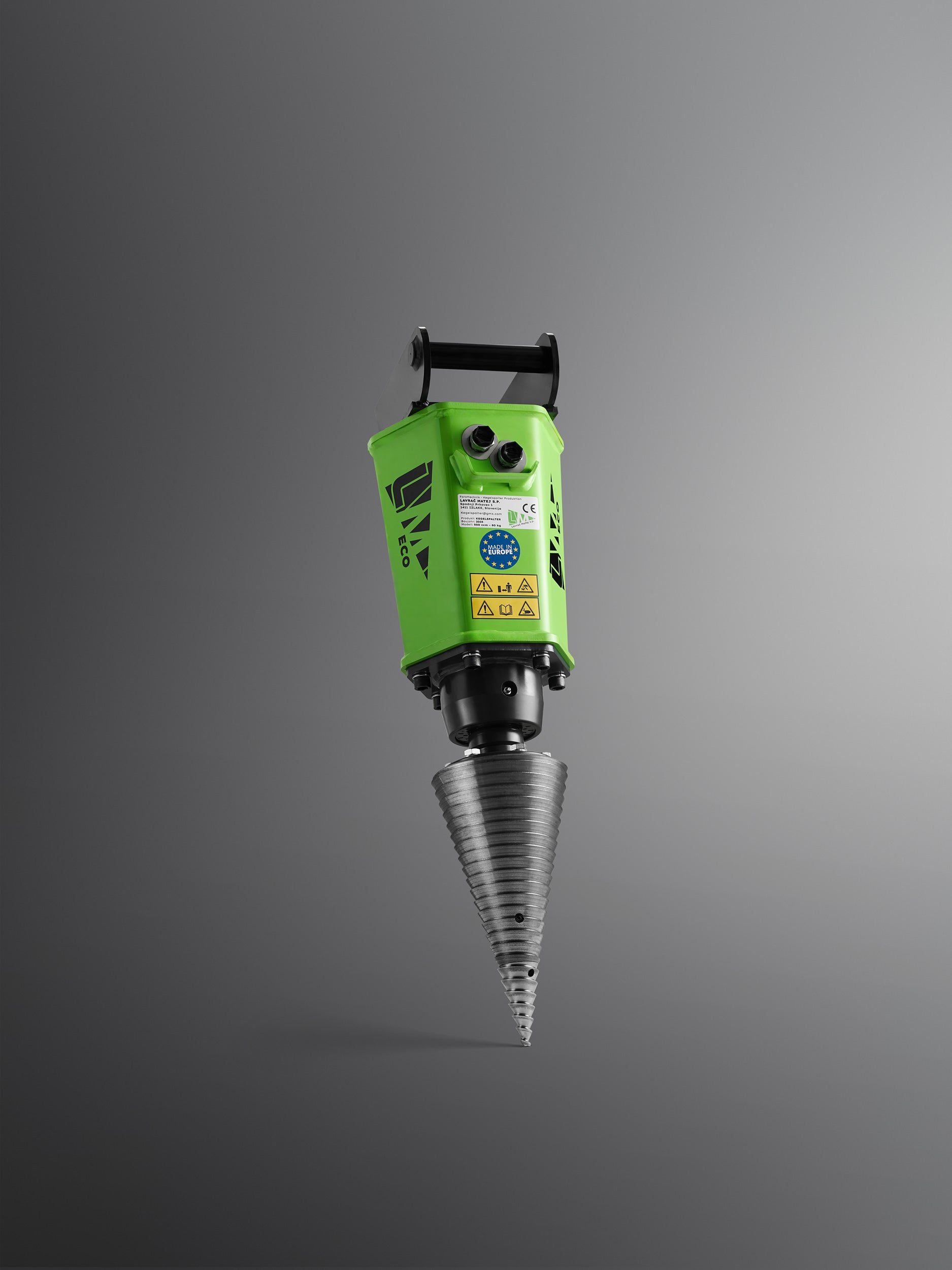 Model ECO 500 ccm (30kW) stožec ø200x400 mm z europriklopom za traktor ali nakladalec