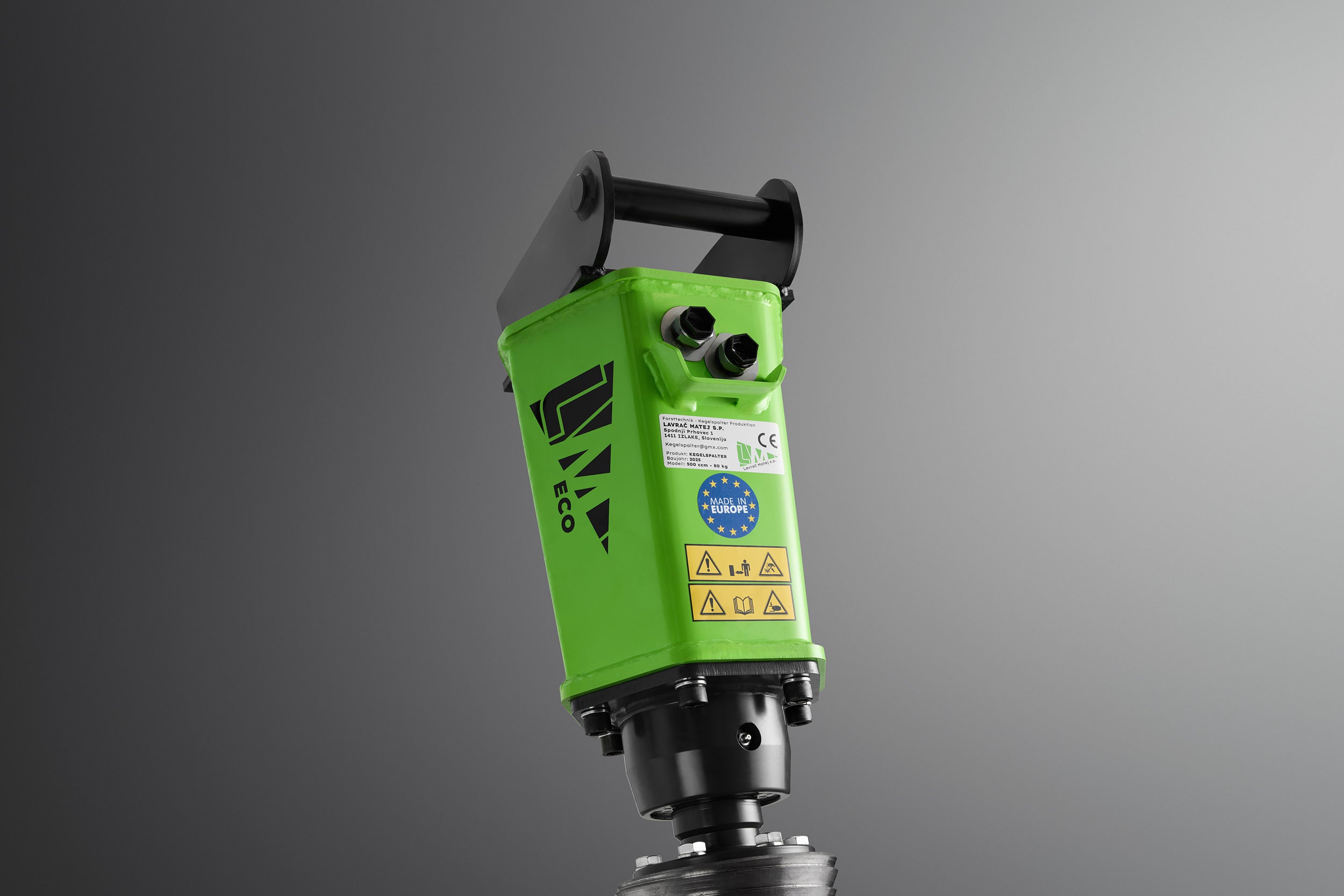 Model ECO 500 ccm (30kW) stožec ø200x400 mm z europriklopom za traktor ali nakladalec