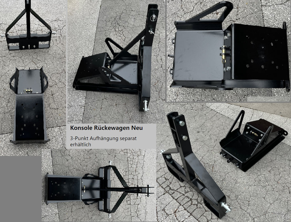 Spaccalegna modello LM 800cm³ (45 kW) con cono ø230x460 mm per rimorchio forestale con console