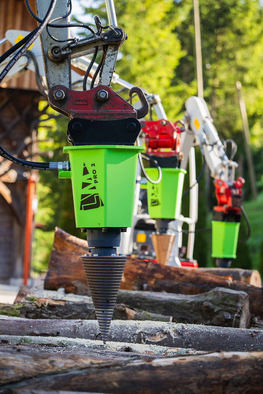 Kegelspalter Modell PRO2 1.100 cm³ (65 kW) Kegel ø260x500 mm