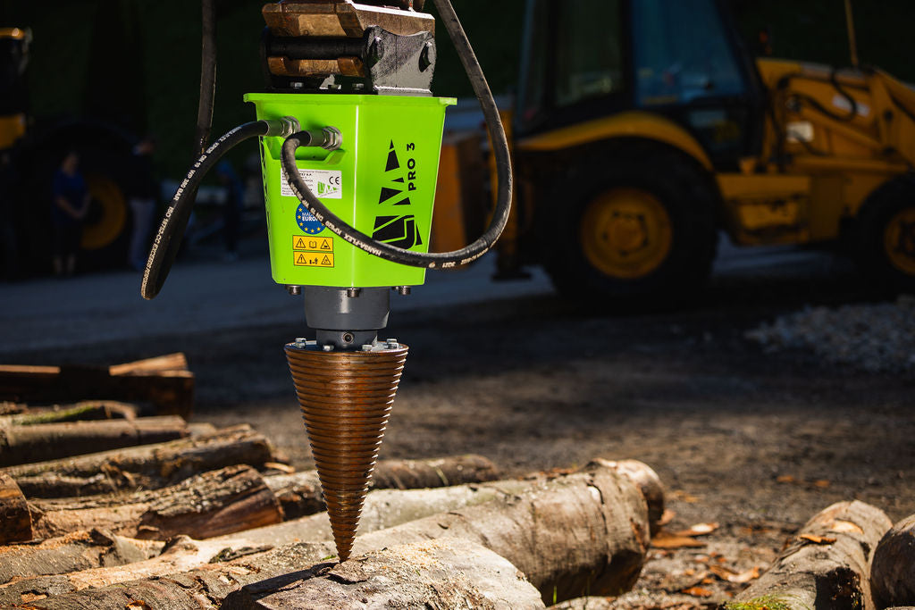 Kegelspalter Modell PRO3 1.100 cm³ (65 kW) Kegel ø300x550 mm