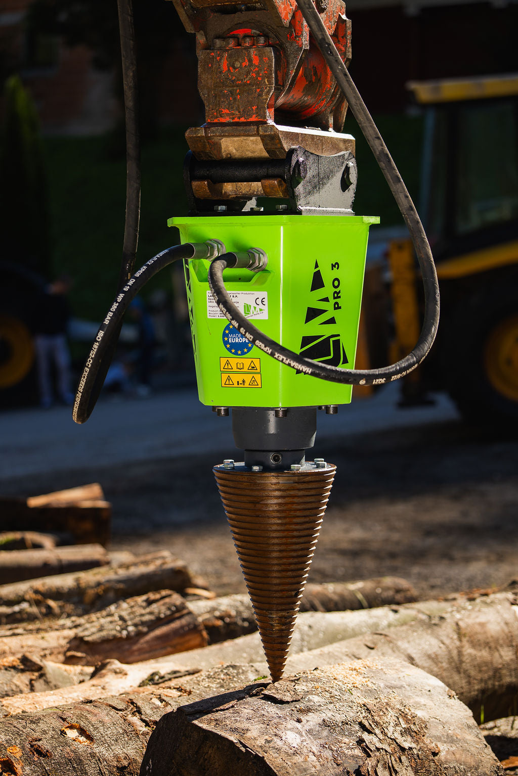 Kegelspalter Modell PRO3 1.100 cm³ (65 kW) Kegel ø300x550 mm