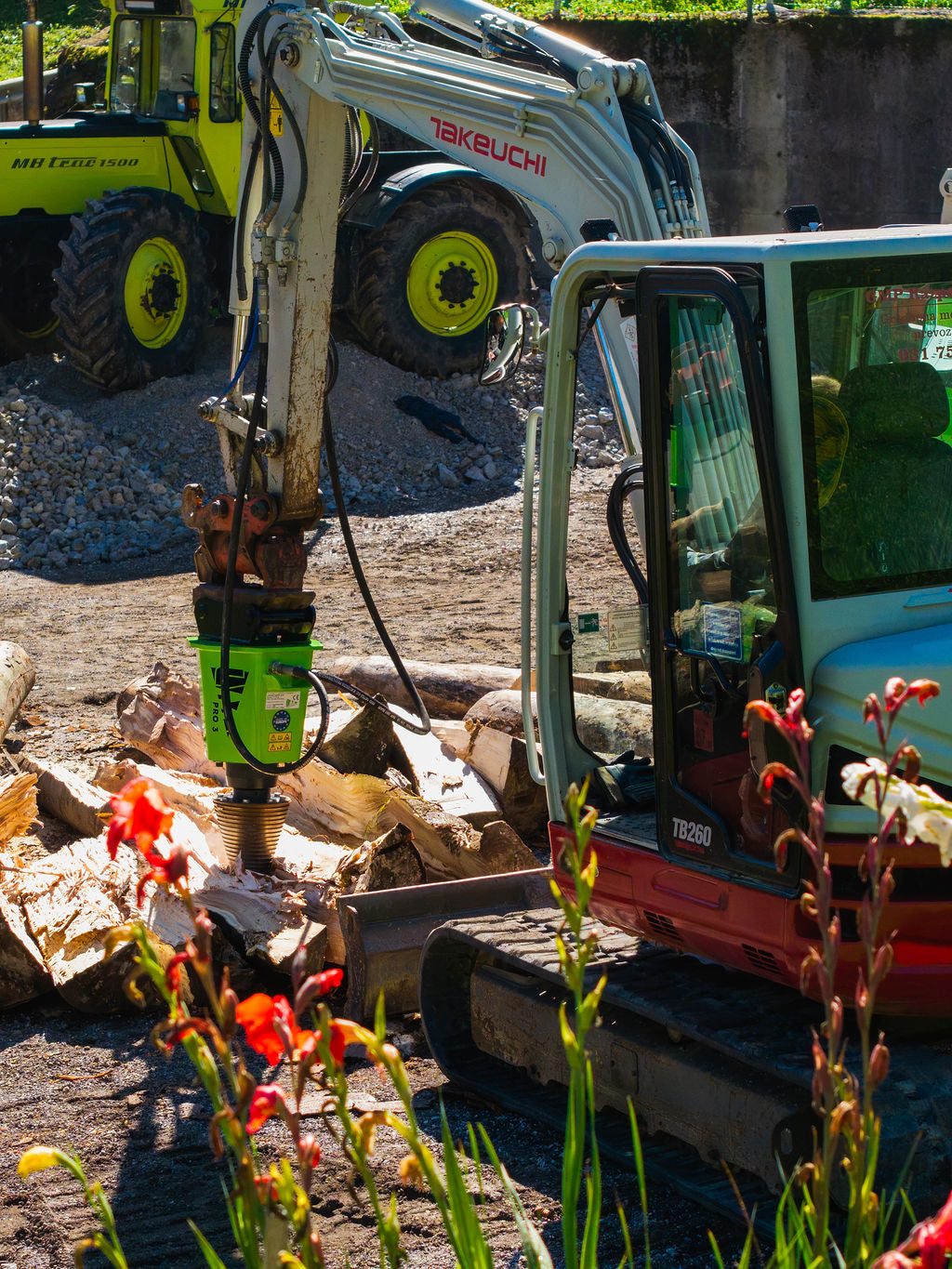 Kegelspalter Modell PRO3 1.100 cm³ (65 kW) Kegel ø300x550 mm