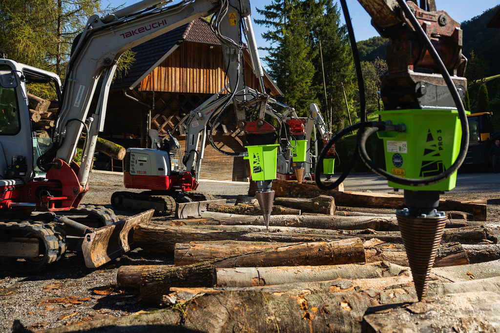 Kegelspalter Modell PRO3 1.100 cm³ (65 kW) Kegel ø300x550 mm