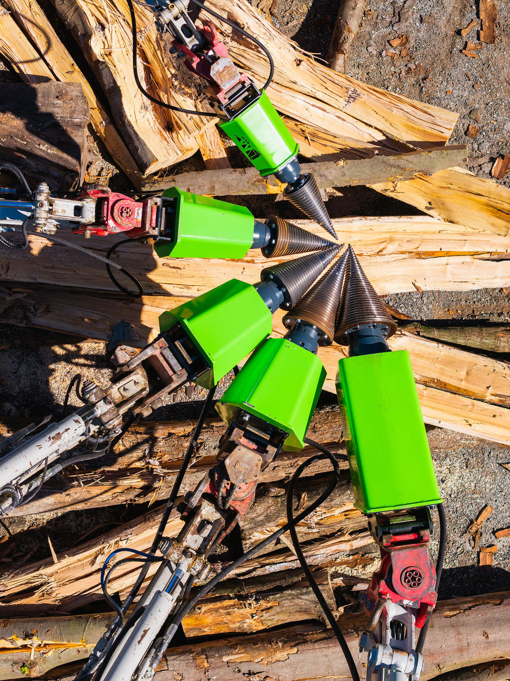 Kegelspalter Modell PRO3 1.100 cm³ (65 kW) Kegel ø300x550 mm