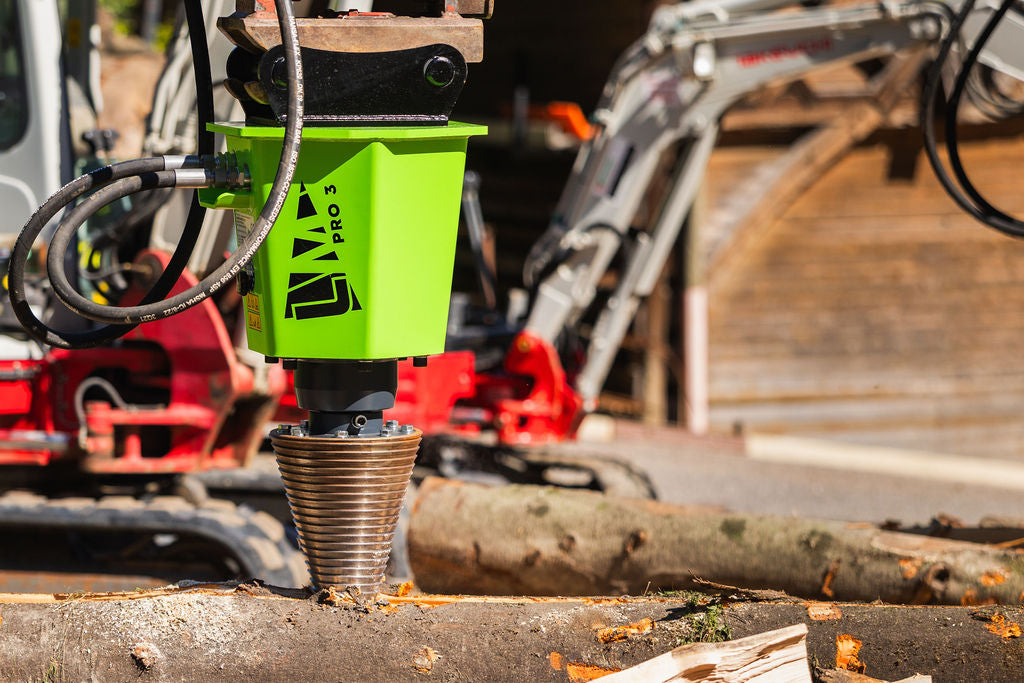 Kegelspalter Modell PRO3 1.100 cm³ (65 kW) Kegel ø300x550 mm