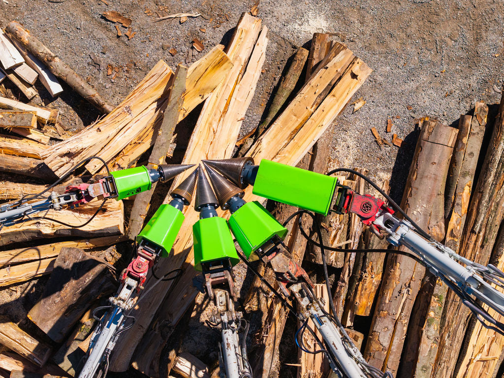 Kegelspalter Modell PRO3 1.100 cm³ (65 kW) Kegel ø300x550 mm