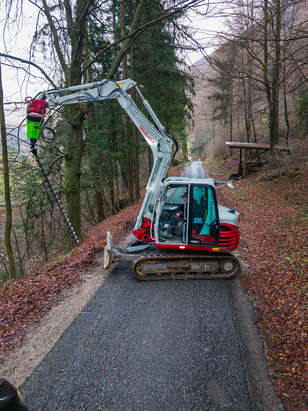 Erdbohrerverlängerung ø300 x 1.000 mm