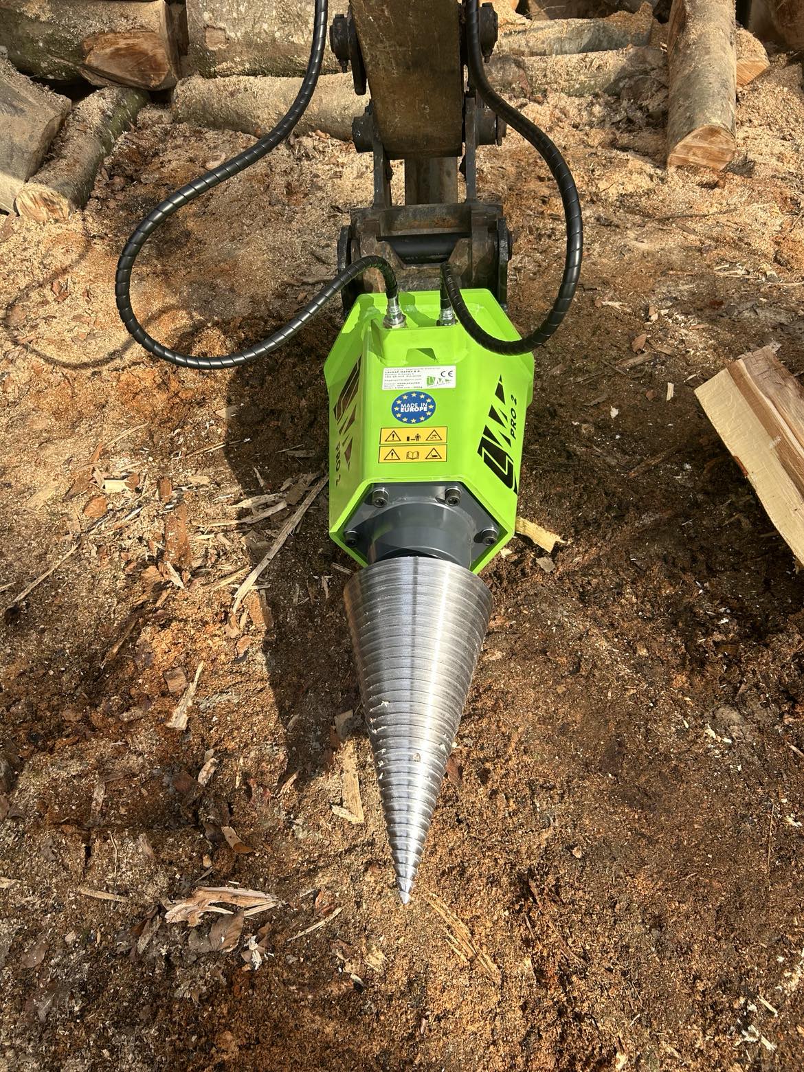 Kegelspalter Modell PRO2 1.100 cm³ (65 kW) Kegel ø260x500 mm