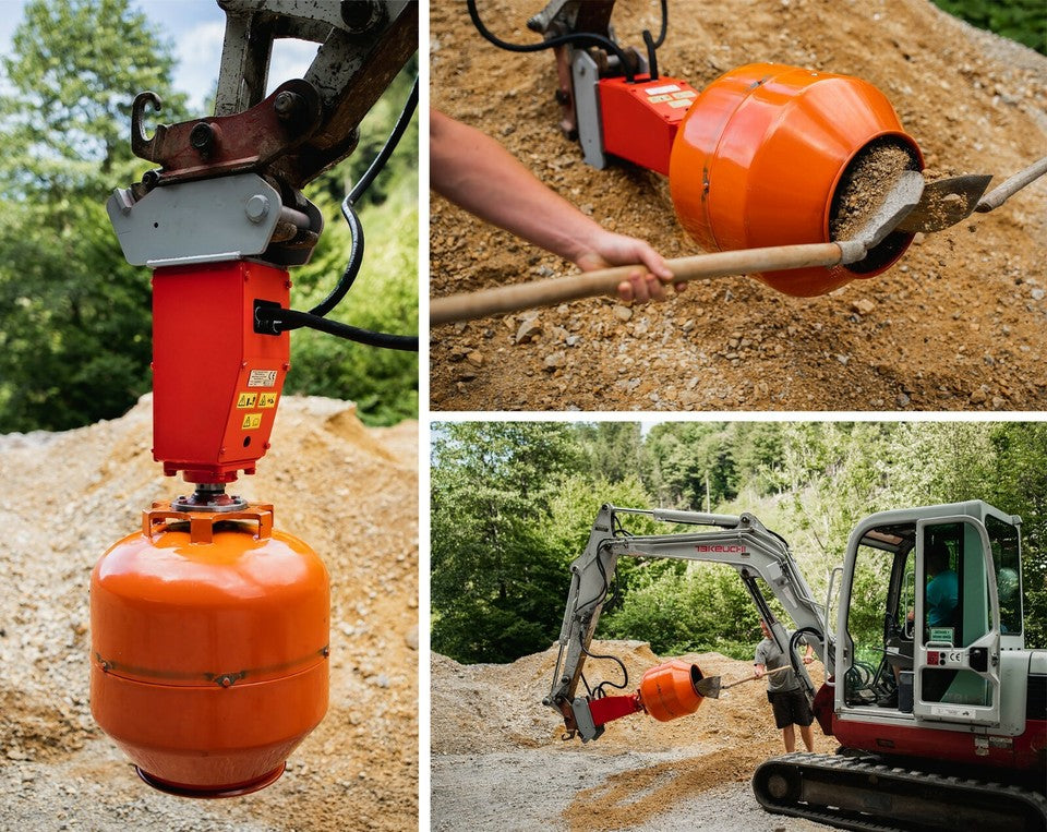 Concrete mixer, volume 160L 