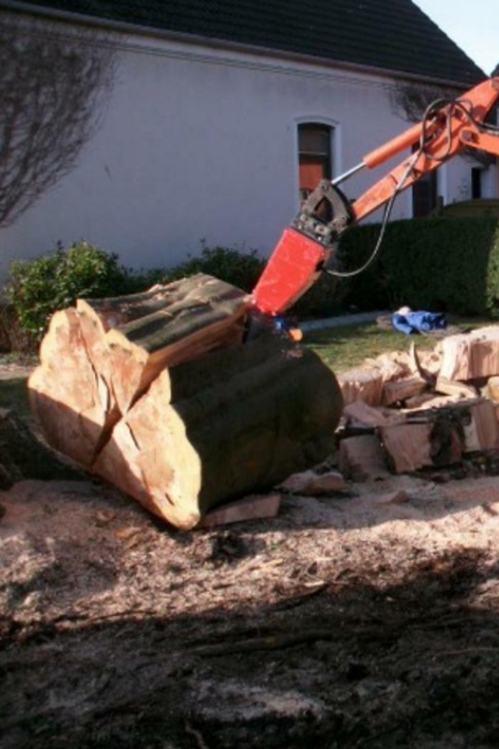 Splitter LM Model 315 ccm (25 kW) cone ø200x400mm