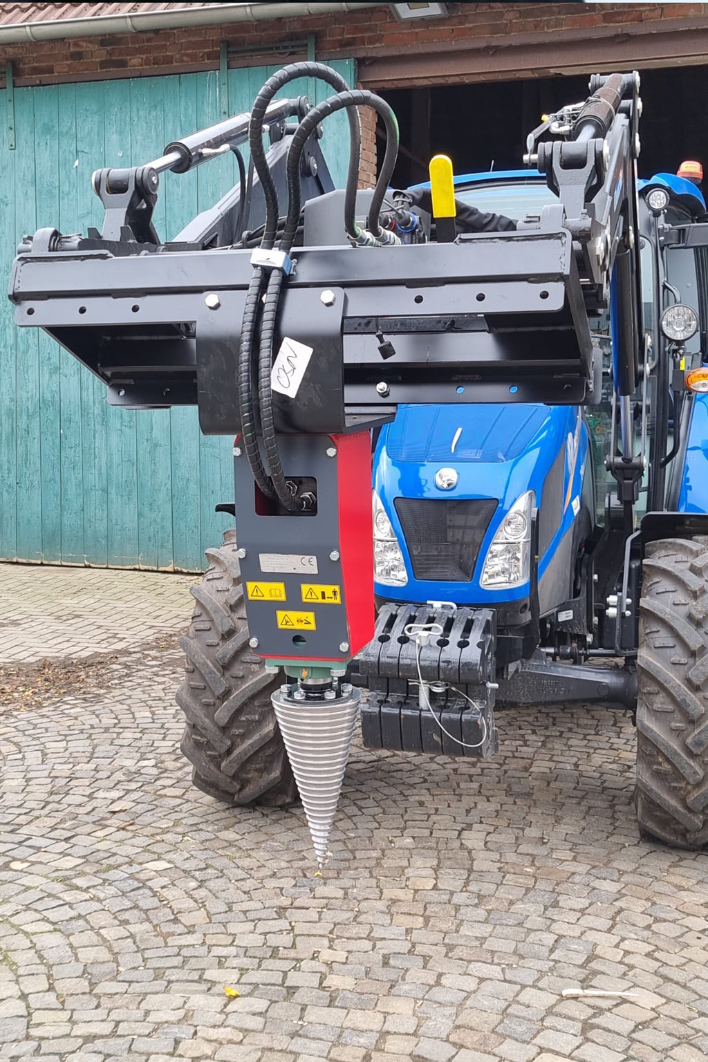 Splitter LM Model 800 ccm (45 kW) cone ø230x460 mm with Euro hitch for Tractor or Loader